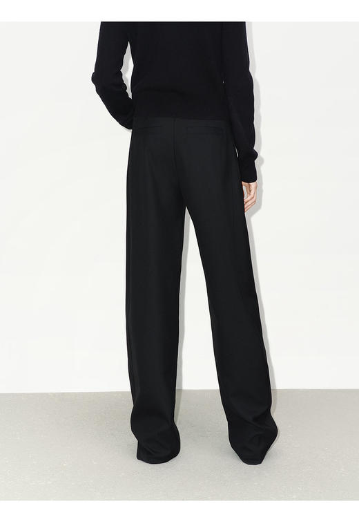 时尚弯刀休闲裤 羊毛中腰直筒及地运动长裤  复古回潮 经久不衰立体设计 恰到好处的中腰设计 显高显瘦 布面纹理清晰细腻 上身挺阔有骨感 商品图1