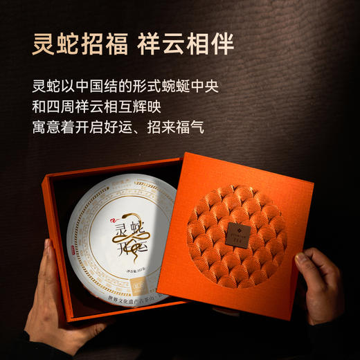 贝叶集普洱茶景迈生普2019年老茶古树茶纯料高端茶叶礼盒送领导 商品图2