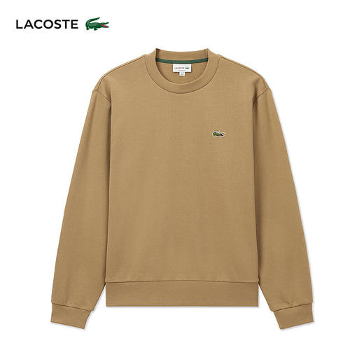 Lacoste法国鳄鱼男装新款纯色圆领休闲百搭舒适套头卫衣SH1645-98 商品图9