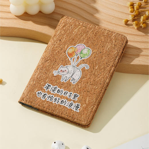 小林漫画 票夹三件套  天然环保软木布旅行护照夹 商品图2