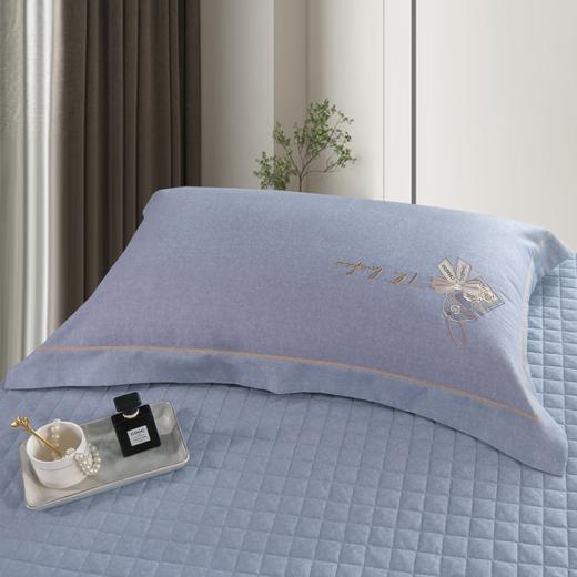 【轻奢高品质】全棉抗菌磨毛刺绣花漾床盖夹棉四件套 商品图3