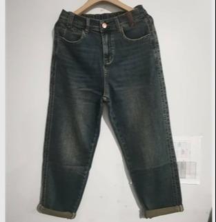 Z1一粒扣休闲百搭牛仔哈伦裤40825 秋季 212763091001 商品图0