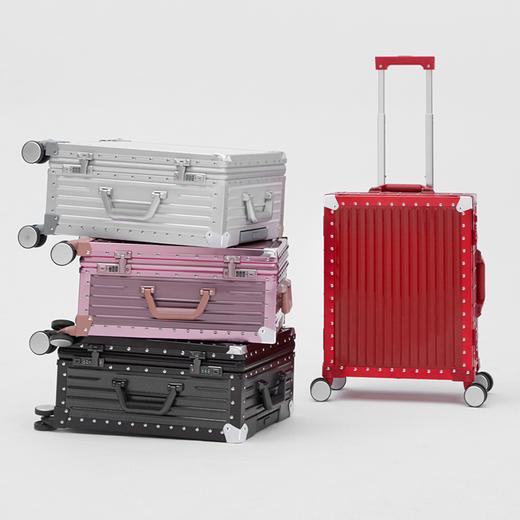 网易严选 20寸可登机复古纯PC铝框拉杆箱 商品图0