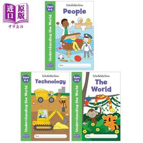 【中商原版】英国S&S教辅 Get Set Understanding the World 幼小衔接了解世界3册 英文原版 进口图书 学龄前启蒙练习 3岁及以上 