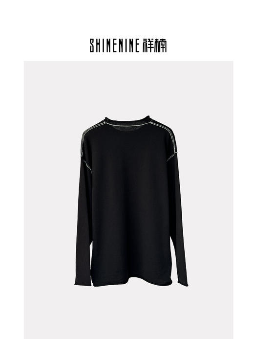 431443218简单圆领针织衫 商品图1