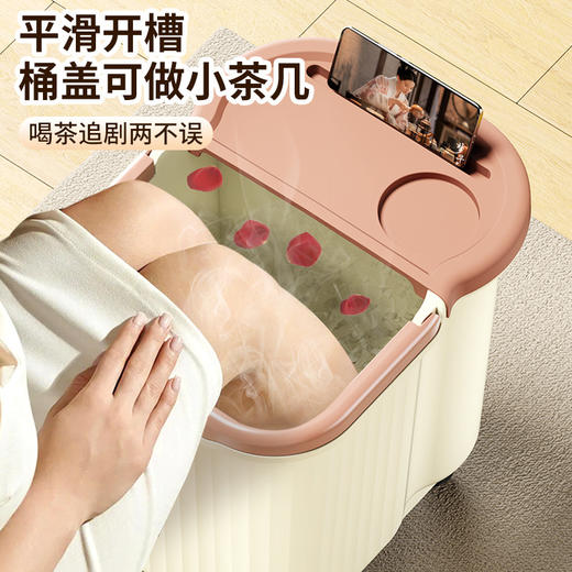 【来泡一场养生局吧！泡一泡疾病远离】家用加厚升级款保温泡脚桶，加高过膝洗脚桶冬季保温泡脚盆手提大号养生按摩足浴桶。ry 商品图1