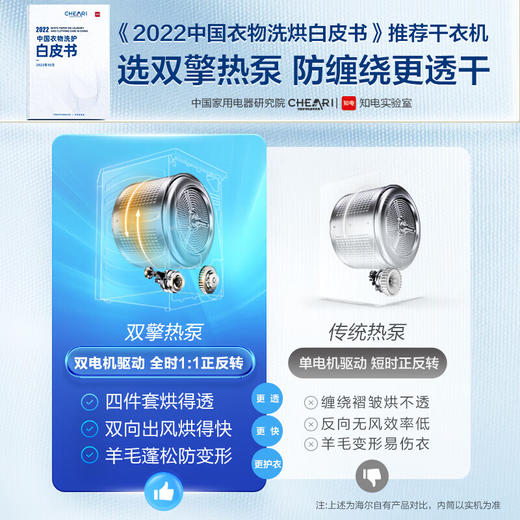 海尔（Haier）云溪SL6+81洗烘套装 10Kg精华洗滚筒洗+双擎热泵烘1.1洗净 以旧换新 商品图1