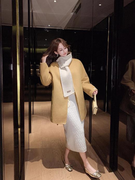 张心子【翻糖大衣】千金感气质毛呢大衣外套 U2412012 商品图2