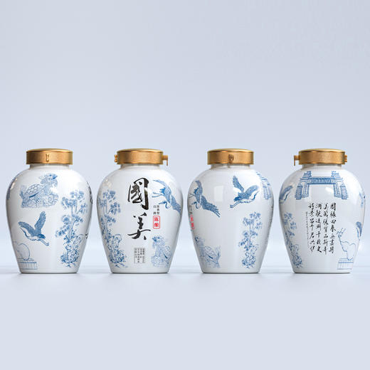 国美 浓香型白酒 52度5升国美陈酿 固态法白酒 五粮酿造 景德镇陶坛灌装 沉香突岀 礼品馈赠亲朋好友佳品 商品图2