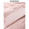 MAXRIENY精致优雅感系带收腰羽绒服女24冬肌理感保暖外套中长款(货号:MS85DC767) 商品缩略图2