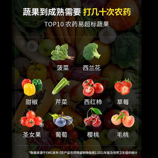 蛋壳果蔬净果蔬清洗剂专用去农残洗洁精洗水果蔬菜孕婴奶 商品图1