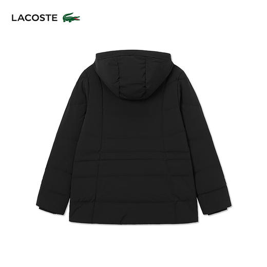 Lacoste法国鳄鱼女装新款时尚休闲纯色鹅绒羽绒服外套BF0707-98 商品图3