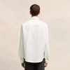 AMI 男士徽标刺绣棉质纽扣长袖衬衫 白色 BFUSH063 CO0031 168 商品缩略图3