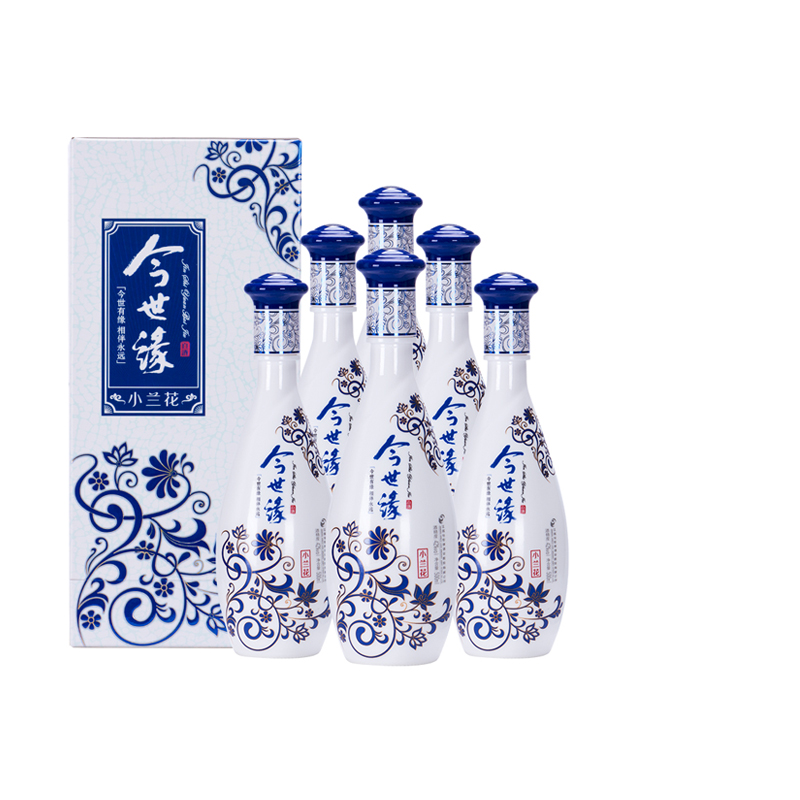【酒厂直营】今世缘 42度 小兰花 500ml*6瓶 整箱装
