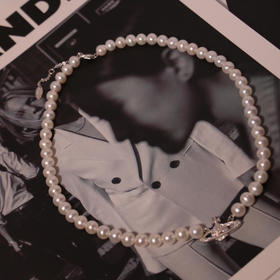 甄珠贝 淡水珍珠项链 西太后元素 7-8mm