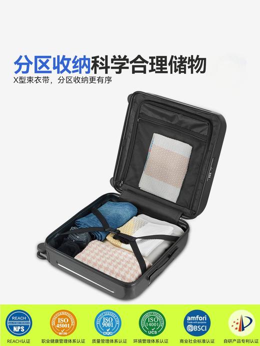 自然醒18寸铝框小行李箱拉杆箱pc材质旅行箱免托运20超轻便迷你登机箱男YS903 商品图13