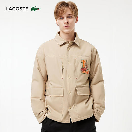 Lacoste福蛇新春系列男装新款潮流短款翻领棉服外套BH5342-98 商品图1