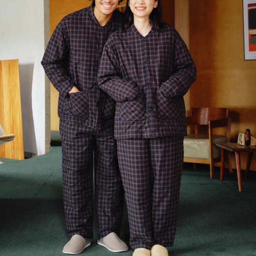 裁缝学苑QL07夹棉加厚情侣睡衣纸样家居服绗棉男女同款打版裁剪 商品图5