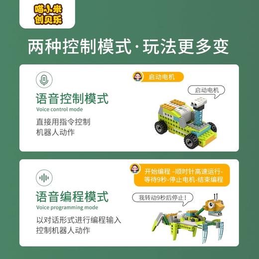 喵小米智能AI语音wedo编程套装礼盒编程玩具 智能语音科普套装 商品图2