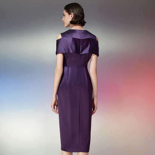 EITIE爱特爱夏季新款洋气气质高腰显瘦礼服连衣裙7777410 商品图4