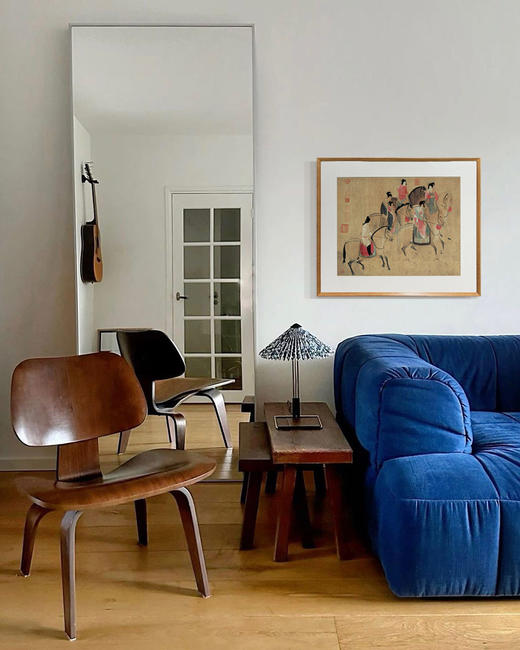 伽罗 JALO 挂画-张萱（宋徽宗赵佶摹本）-虢国夫人游春图 -下单2天内发货 商品图2