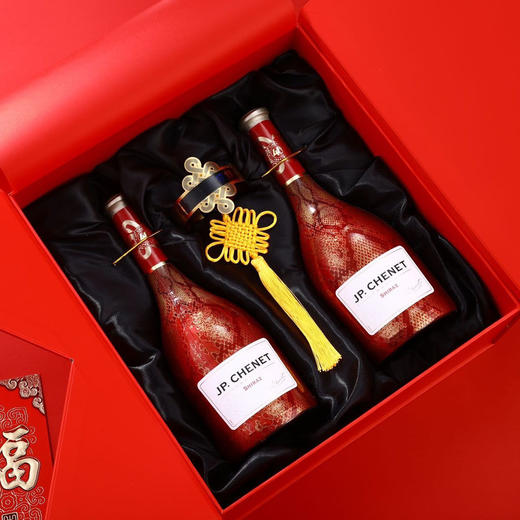 「蛇年限量款」法国原装进口2025年香奈歪脖子红酒礼盒 750ml/瓶 商品图3