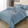 【四季双面可用】双面床盖夹棉四件套 正面锦棉四季用+反面220g宝宝绒秋冬用 商品缩略图5