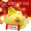 【私人订制】蛇来运转蛇年元旦跨年蛋糕 商品缩略图1