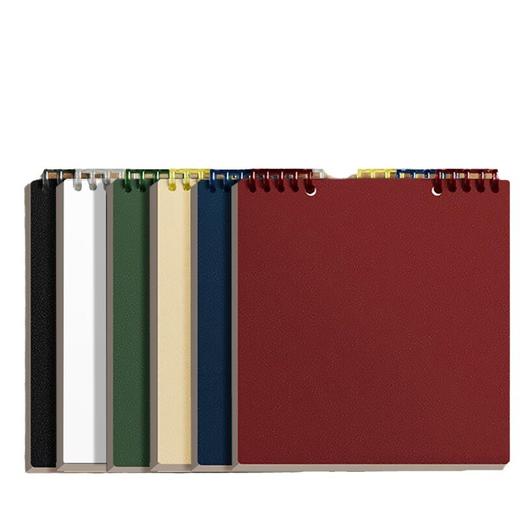 开学季福利！【送三本内页】正方形活页本小清新上翻笔记本本子简约方格手账本学生竖翻日记本 商品图4