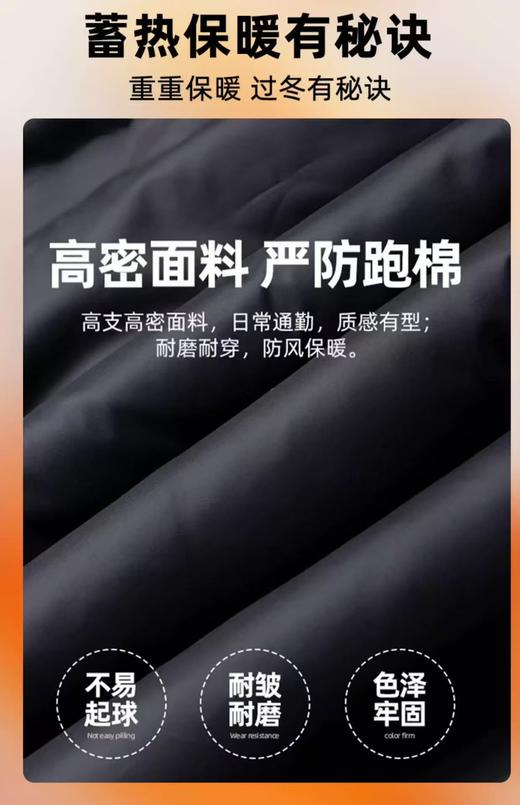 工厂清仓正品Ad男士毛领棉服 商品图6
