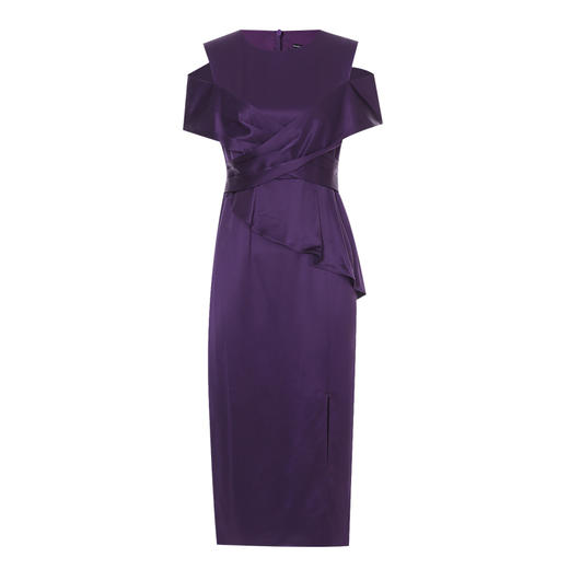 EITIE爱特爱夏季新款洋气气质高腰显瘦礼服连衣裙7777410 商品图5