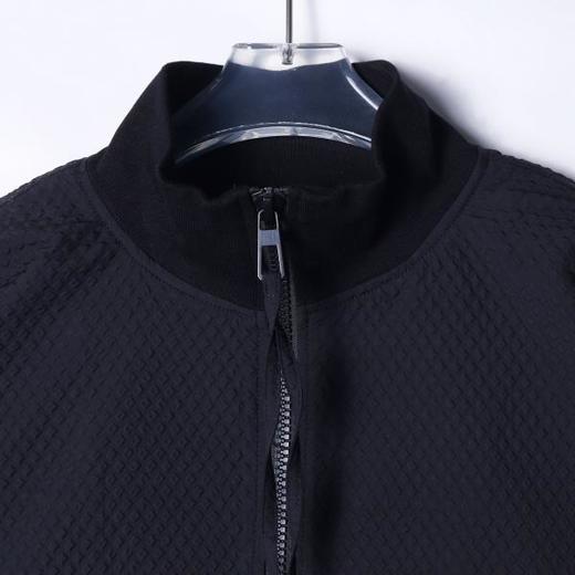 23528秋冬季新款时尚个性纯色假两件工装立领拉链开衫外套百搭情侣上衣 商品图2