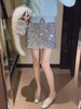 张心子【星河曜日】氛围感高腰百搭显瘦亮片裙半身裙 U2412050 商品缩略图4