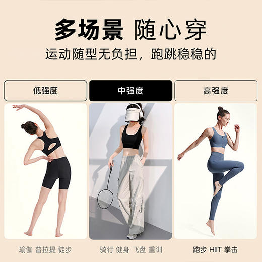 雅黛丽内衣女跑步健身运动文胸防震防下垂聚拢后背交叉美背一体式 商品图3