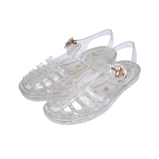 YECOMINIDD成人闪彩罗马鞋亲子沙滩凉鞋女童成人果冻鞋YECO24-06 商品图6