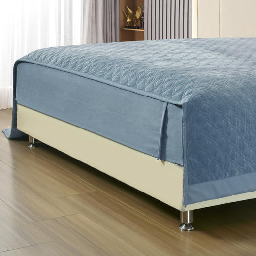 【四季双面可用】双面床盖夹棉四件套 正面锦棉四季用+反面220g宝宝绒秋冬用 商品图6