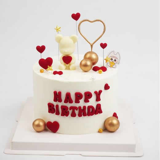 小熊插件蛋糕（6寸加高） 商品图0