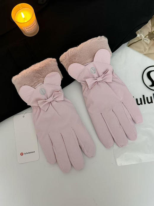 冬日出行“暖手神器”！lulu蝴蝶防风防水手套 指尖可触屏！ 商品图11