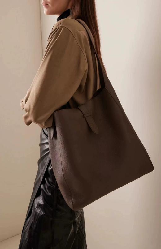 顺丰包邮洛诗琳40501妥妥的老钱风！ther*w同款HOBO包慵懒松弛真皮托特包0872 商品图7