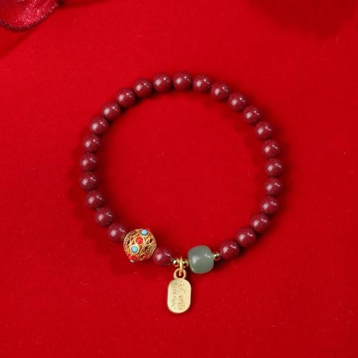 【地矿局质检真朱砂】珩钻国潮系列高质朱砂手链送礼手串 商品图0