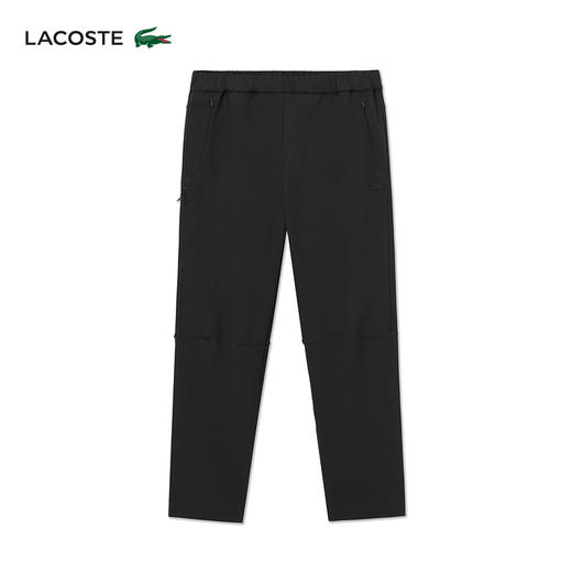 Lacoste法国鳄鱼男装新款休闲纯色简约加绒小脚卫裤XH0821-98 商品图0