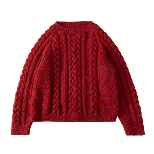 苏苏姐家洛泽绞花毛衣手工diy棒针编织衣服针织羊毛线团材料包 商品图4