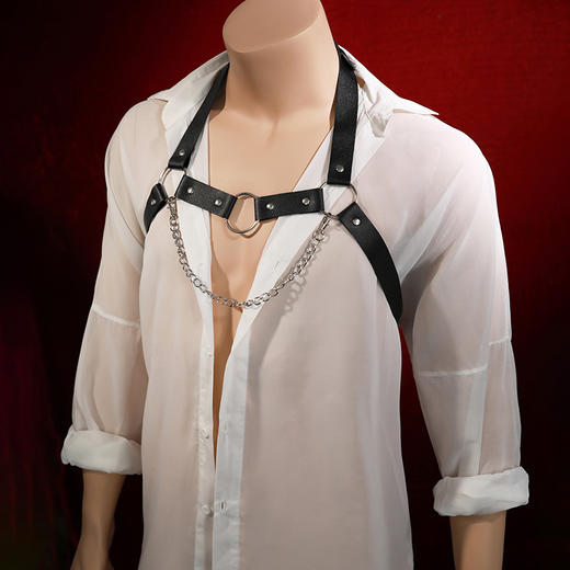 男士亚文化禁欲朋克束缚背带7658 商品图2