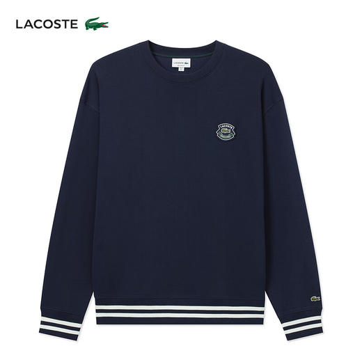 Lacoste法国鳄鱼男装新款宽松休闲圆领卫衣SH0686-98 商品图8
