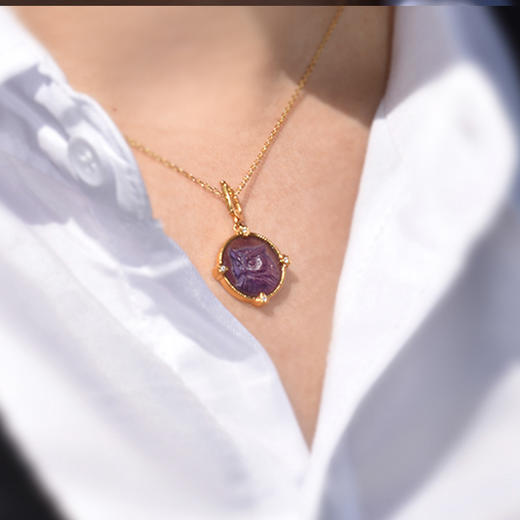 奇迹小奇紫水晶吊坠【灵珠系列现货】 商品图3