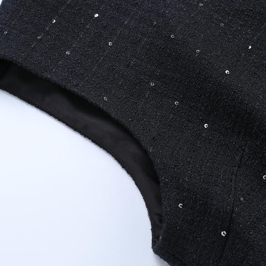 NEELLY纳俪商场同款春季新款圆领编织小香风显瘦百搭背心连衣裙女N25011Y01023 商品图2