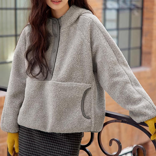 裁缝学苑AS400休闲连帽衫摇粒绒外套纸样女装打版裁剪样板图纸 商品图2