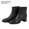ARCHCONTACT安启美奈 时尚方头气质粗跟显瘦短靴【52896】 商品缩略图10