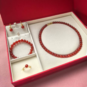 【一乐老师推荐】新中式红玛瑙套组