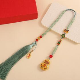 太清沙金平安复古镂空葫芦装饰车挂